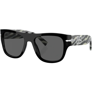 Persol Mand PO3294S 1164B1 Solbriller Acetat Sort Grå Firkantet Normal