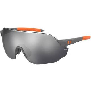 Under Armour UA HALFTIME/F Asian Fit KB7/QI 99 Solbriller Mænd Grå - Matte Grey Orange - 99mm