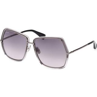 Max Mara Kvinde MM0054 ELSA3 12B Solbriller Metal Sølv Grå Geometrisk Normal Skygge