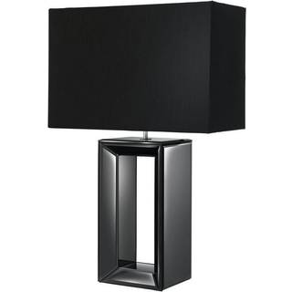 Mirror stof-bordlampe, sort