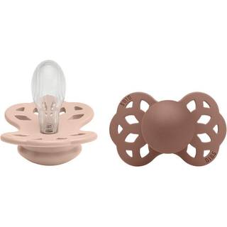 Bibs Infinity, Str. 2 (6+ Mdr.), Symmetrisk - Silikone, Sut Med Navn