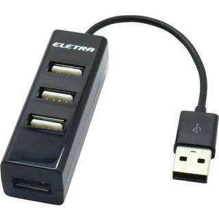 Eletra 4 Ports USB 2.0 Hub, sort ➞ På lager - klar til levering og afhentning