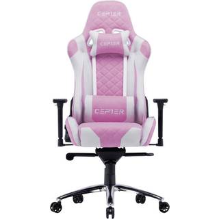 Cepter Rogue Fabric gaming stol, lyserød & hvid ➞ På lager - klar til levering