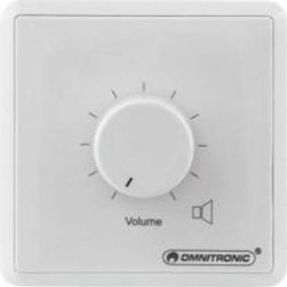 Omnitronic PA Volume Controller, 10 W mono wh TILBUD NU bind