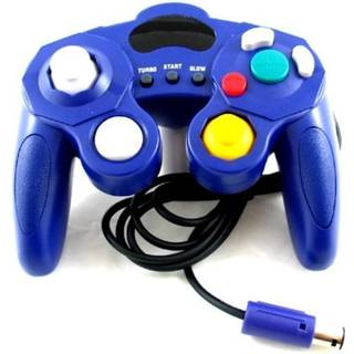 Wii- og Gamecube-kompatibel håndkontrol med vibrationer