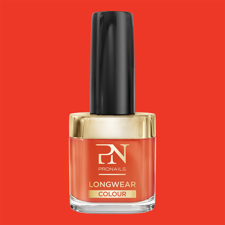 PRONAILS - LongWear Neglelak 221 - 10 ml - American Beauty / Koral Rød