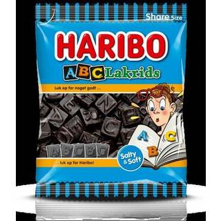 Haribo ABC lakrids 120 g 1 stk.