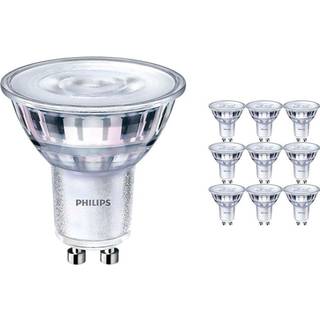 Fordelspakke 10x Philips Corepro LED Spot GU10 PAR16 3W 230lm 36D - 827 ekstra varm hvid | dæmpbar - erstatter 35W