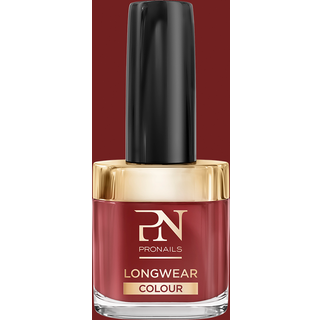 PRONAILS - LongWear Neglelak 212 - 10 ml - Feel Real / Dyb Rosa Rød