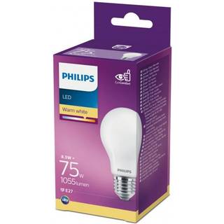 Philips LEDClassic standard  75W  E27  varm hvid  mat ikke dæmpbar  1-stk  - 8718699665227 ✓ På lager - klar til levering og afhentning