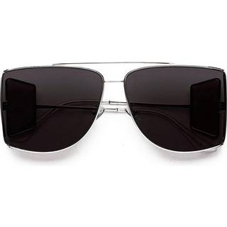 Retrosuperfuture Unisex BS5 Autore Black Solbriller Metal Sølv Sort Firkantet