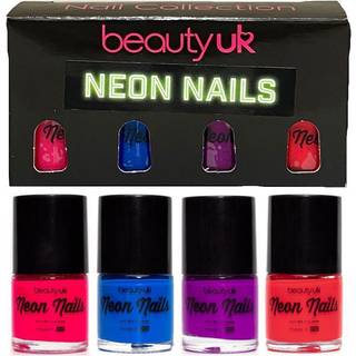 Beauty UK Neon Nail Polish Set 2 4x9ml