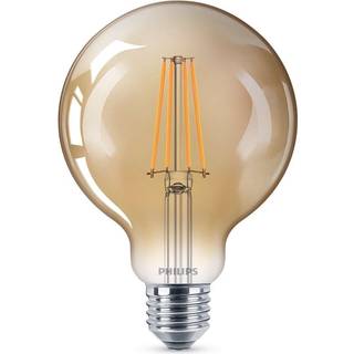 FORÅRSUDSALG - E27 - Philips Flame LED Globe Pære 8W - 630lm