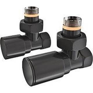 Strømberg BK700 vendbar vinkel ventilsæt - Sort