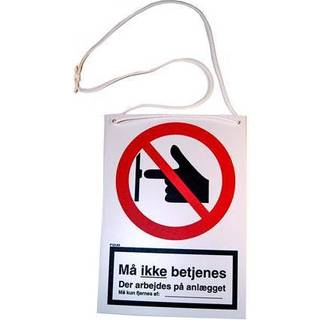 Skilt A5 210X148Mm Må Ikke Betjenes Jo Safety