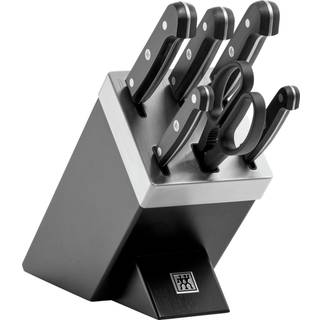 Gourmet selvslibende knivbloksæt, 7 dele
