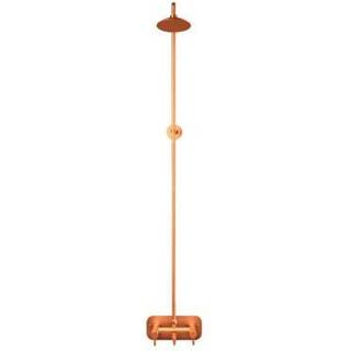 Eqi 5050 væghængt udendørsbruser 15 x 320-390 mm, kobber