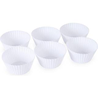 Muffinforme i silikone - sæt med 6 stk.
