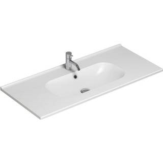 Scanbad Delta Karat håndvask 100 cm hvid porcelæn