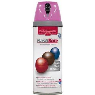 Twist & spray blank pink plasti-kote 400ml