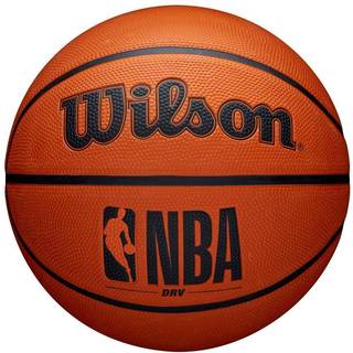 Wilson NBA DRV Series Udendørs Basketbold Brun – Størrelse 7, 295, Holdbar bold med foring, der bevarer luften længere