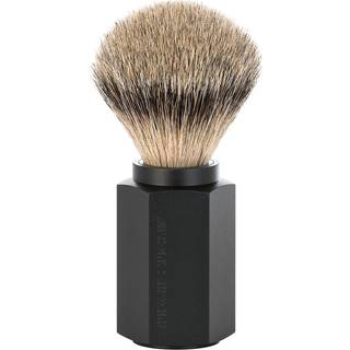 Mühle x Mark Braun Hexagon Silvertip Badger Barberkost, Aluminium Graphite (21 mm)