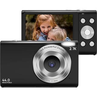Digitalkamera 2,7K / 44MP / 16x zoom Sort