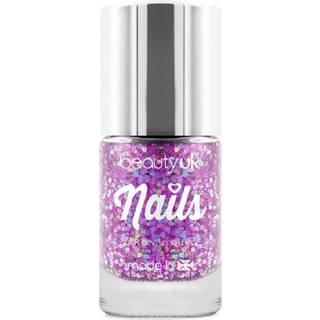 Beauty UK Glitter Nail Polish - Andromeda Purple