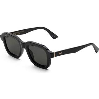 Retrosuperfuture Unisex VR5 Lazarus black Solbriller Acetat Sort Sort Firkantet Normal