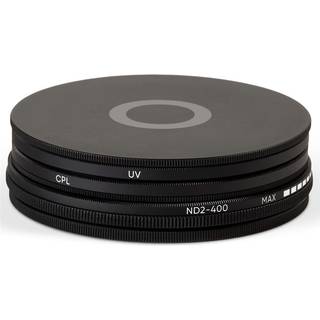 Urth 55mm 3-i-1 Lens Filter Kit-UV Circular Polarizing (CPL) Variabel Neutral densitet ND2-400 Multibelagd optisk glas Ultra-Slim-kameralinsfilte
