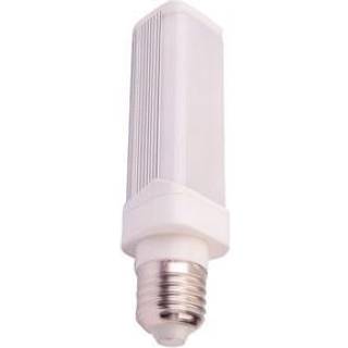 Outlet: V-Tac 10W LED PL pære - Roterbar, E27 - Dæmpbar : Ikke dæmpbar, Kulør : Neutral