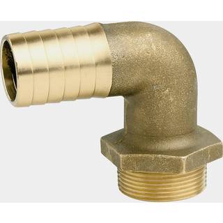 Slangnippel Maestrini Male Hose Tail Elbow Heavy Type, messing, 2" G (BSP) (udvendig) til 50 mm (1 31/32") slange