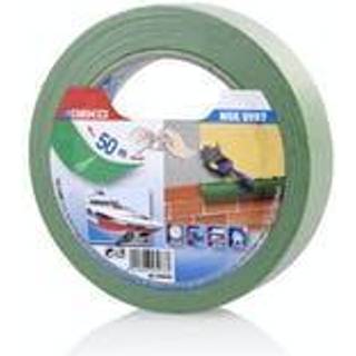 GEKO Malertape tynd 50 meter - grøn