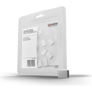 USB-C 3.1 Port Blocker - 10 låse - Hvid