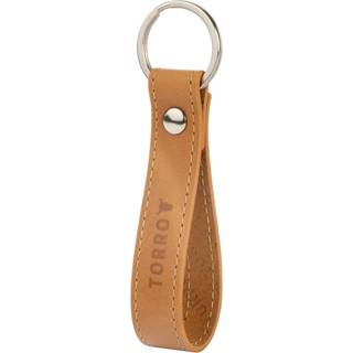 Leather Loop Keyring - Tan
