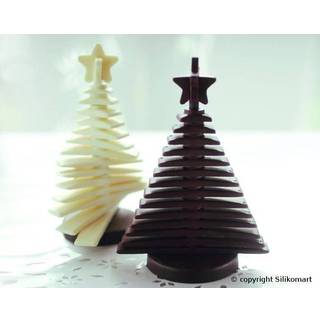 3D Juletræ Chokoladeform, Silikomart