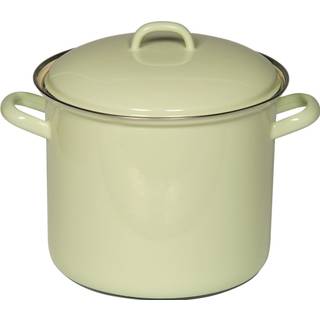 Riess Classic Pastell Fleischtopf 22 cm / 6,0 L nilgrün - Emaille - Grün