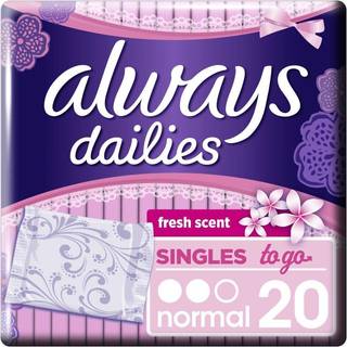 Always Dailies Normal To Go Fresh trusseindlæg 20 stk. - 20 stk.