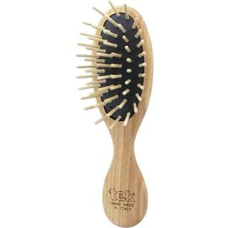 Tek Small Oval Hair Brush With Short Wooden Pins