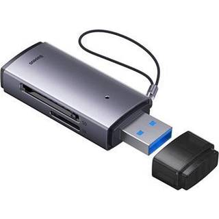 Baseus Lite Series SD/TF memory card reader USB (gray) - USB Stick