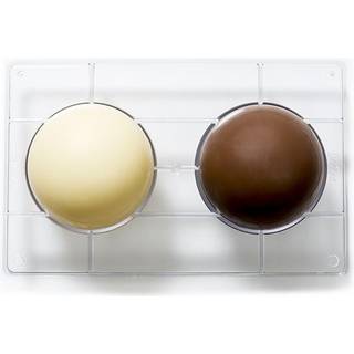 Halvkugle ø10 cm – Polycarbonat Chokoladeform, Decora