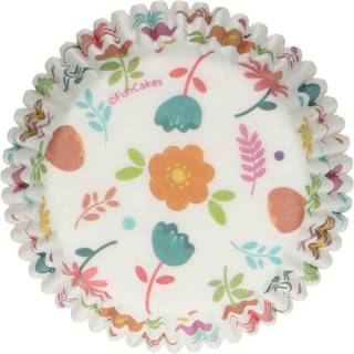 Blomster Muffinsforme - 48 stk, FunCakes