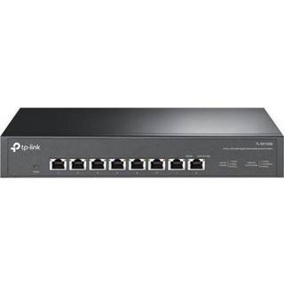 TP-Link TL-SX1008 netværksswitch Ikke administreret 10G Ethernet (100/1000/10000) 1U Sort