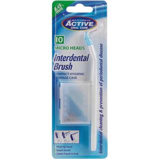 Beauty Formulas Interdental Brush - Håndtag + 10 Børstehoveder