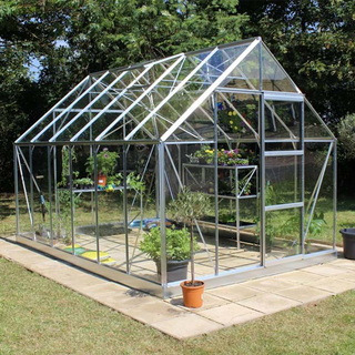 Halls Drivhus Universal 128 m/3 mm hærdet glas - F09900