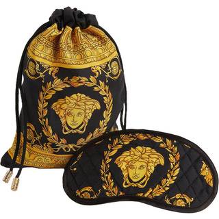 Versace Accessories - 'Crete De Fleur' silk sleep mask in Multicolor 100% Silk