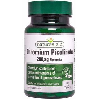 Natures Aid - Chromium Picolinate 200 mcg, 90 tabletter