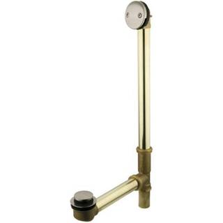 Kingston Brass DTT2188 18 in. Tub affald og overl?b med spids t?afl?b b?rstet nikkel
