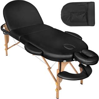 Massagebriks Sawsan med 3 zoner, 5 cm polstring - sort
