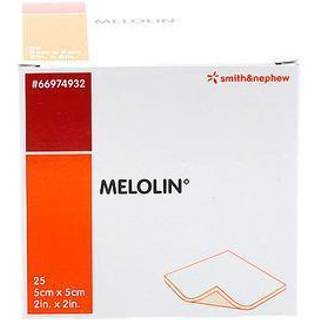 Melolin Kompresser (5 x 5 cm) 25 stk.